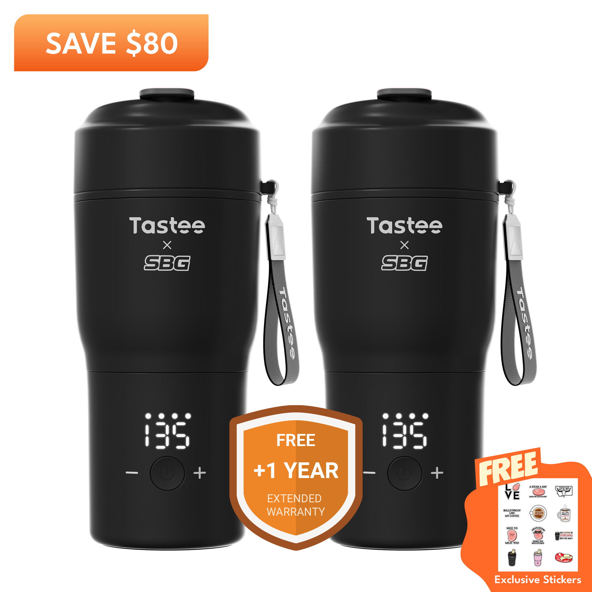 Tastee Travel Coffee Mugs Combo (SBG Edition)