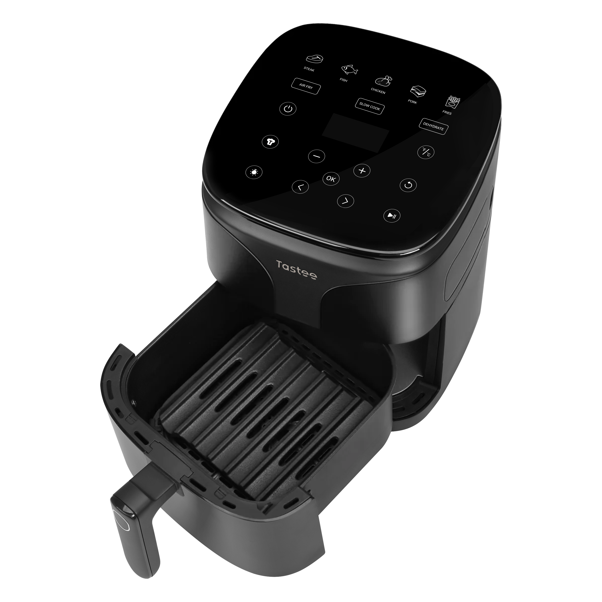 Tastee Cast Iron Grill Pan - for 4QT+ Square Air Fryers