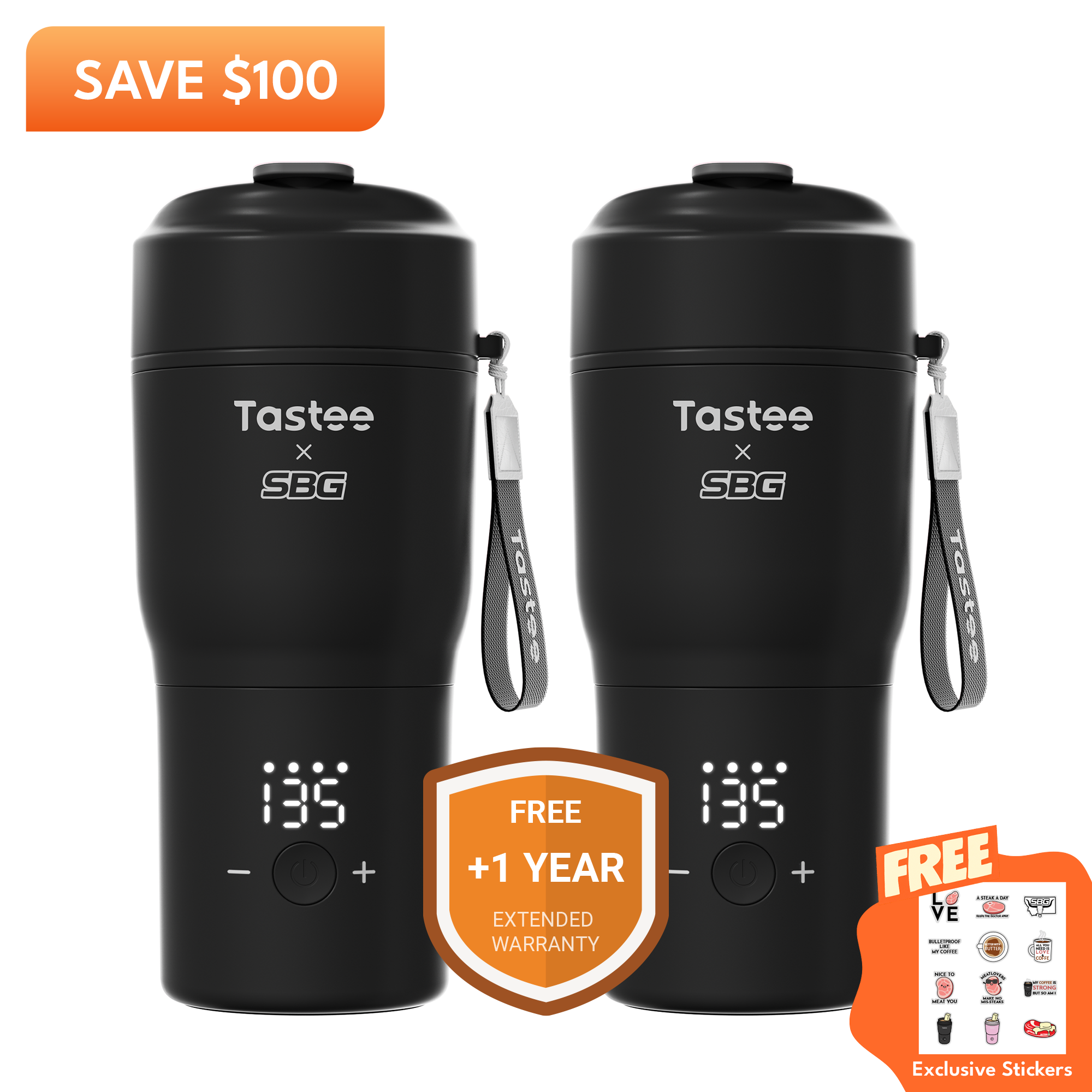 Tastee Travel Coffee Mugs Combo (Tastee x SBG)