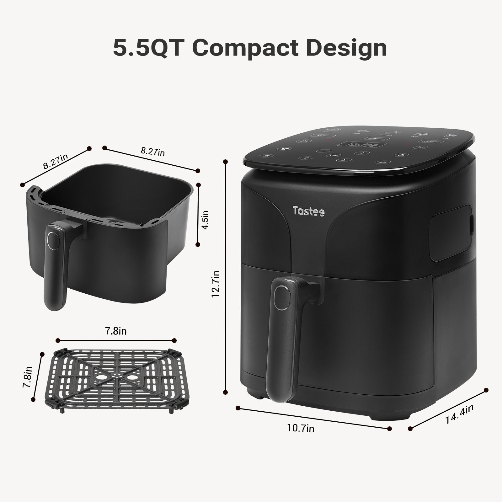 Tastee Sensor Magic Smart Air Fryer (Lite Edition)