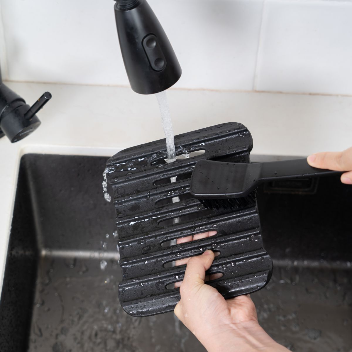 Tastee Cast Iron Grill Pan - for 4QT+ Square Air Fryers