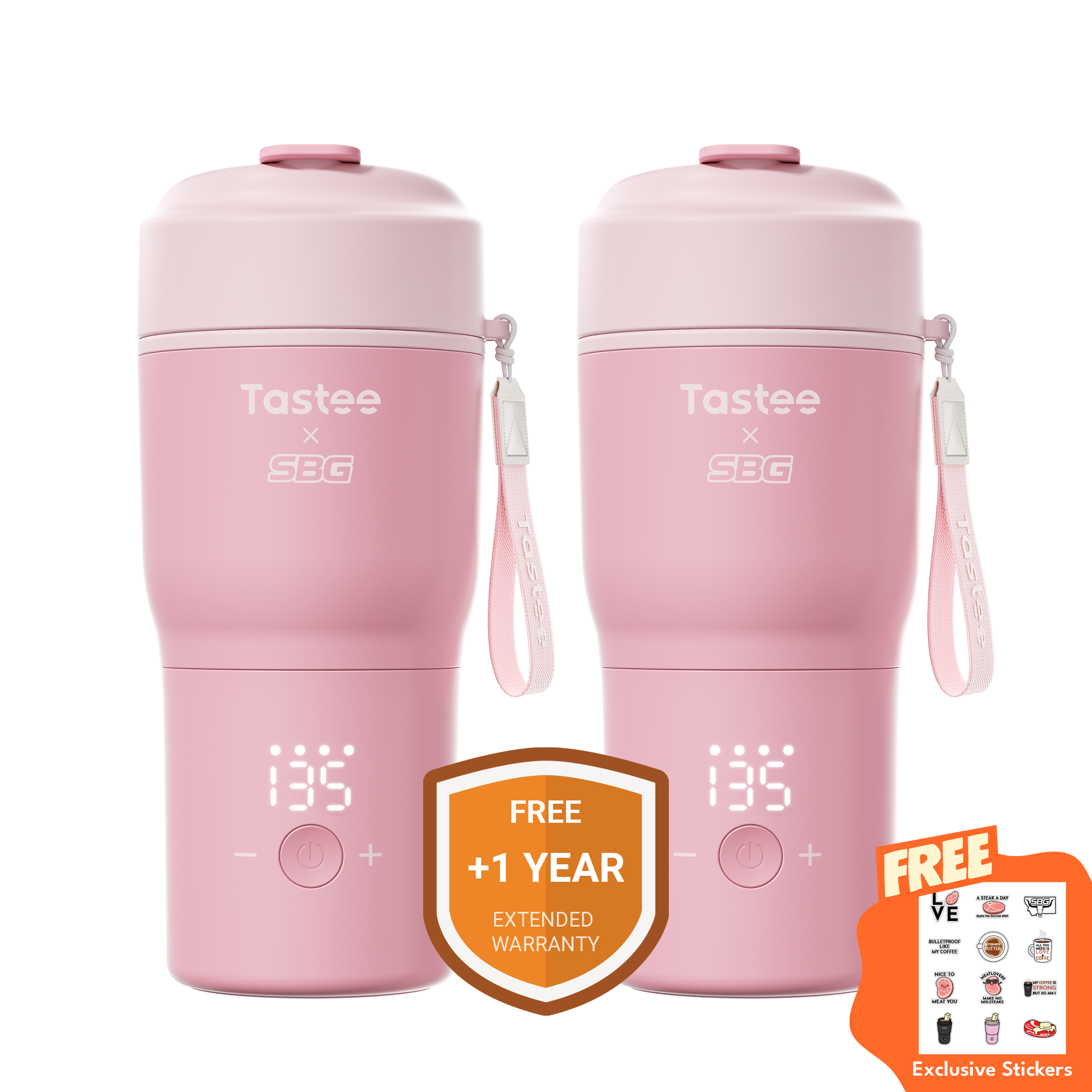 Tastee Travel Coffee Mugs Combo (SBG Edition)