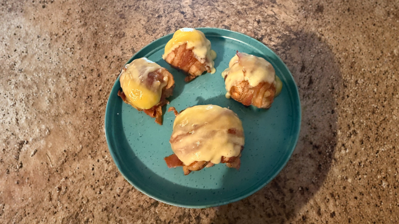 Bacon Cheeseburger Chicken Thighs for Carnivore Air Fryer Recipes