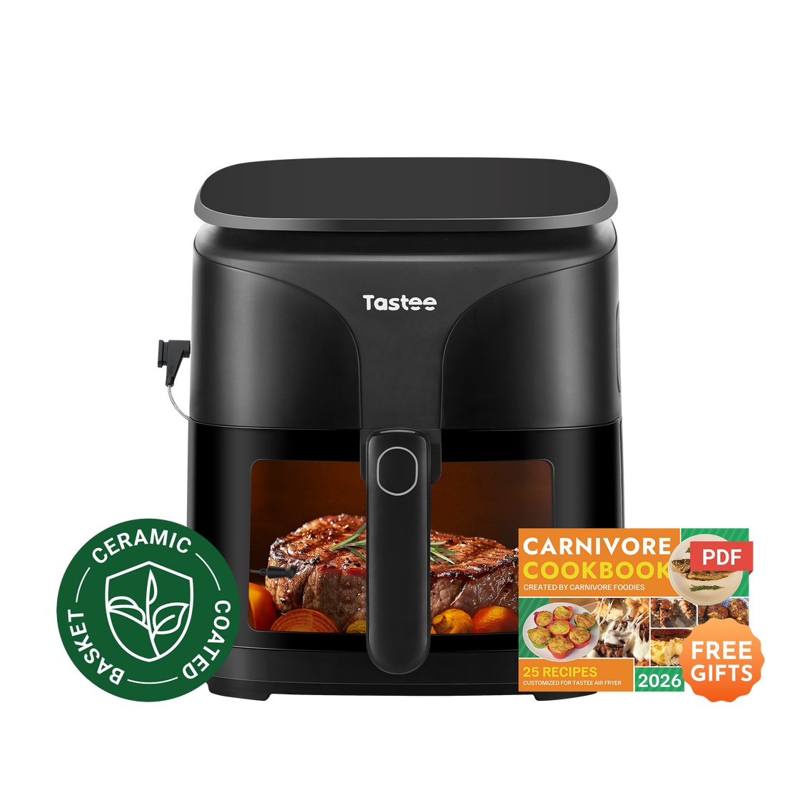 Tastee Sensor Magic Smart Air Fryer (Ceramic Coated)