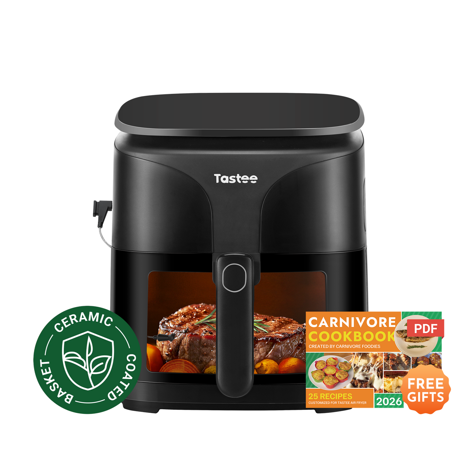 Tastee Sensor Magic Smart Air Fryer (Ceramic Coated)