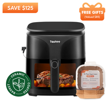 Tastee Sensor Magic Smart Air Fryer (Ceramic Coated Basket)+Paper Liners
