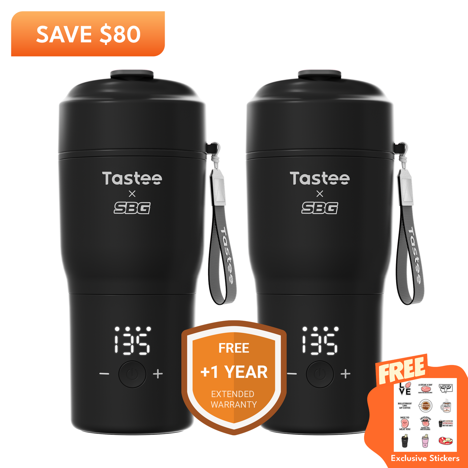Tastee Travel Coffee Mugs Combo (SBG Edition)