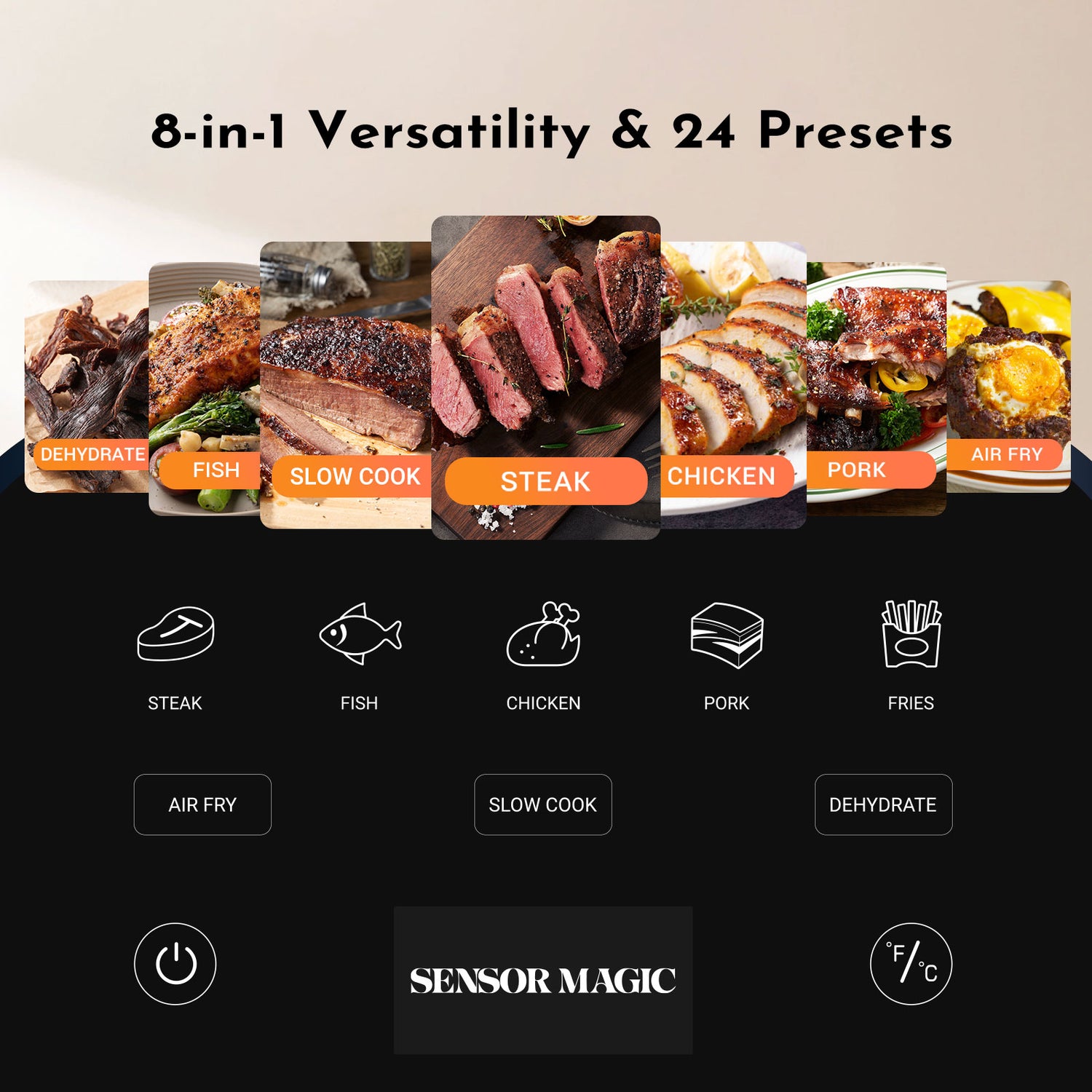 SensorMagic™ Smart Air Fryer