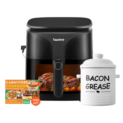 Tastee Sensor Magic Smart Air Fryer (Ceramic Coated)+Ceramic Bacon Grease Container
