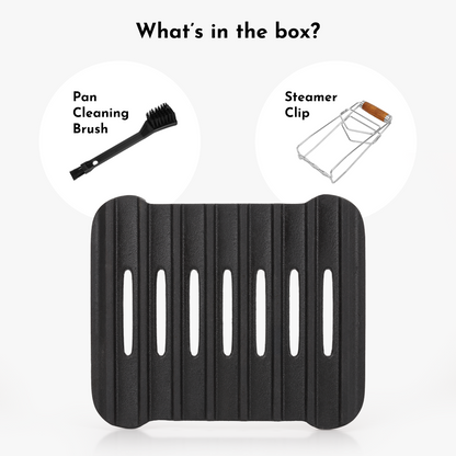 Tastee Cast Iron Grill Pan - for 4QT+ Square Air Fryers