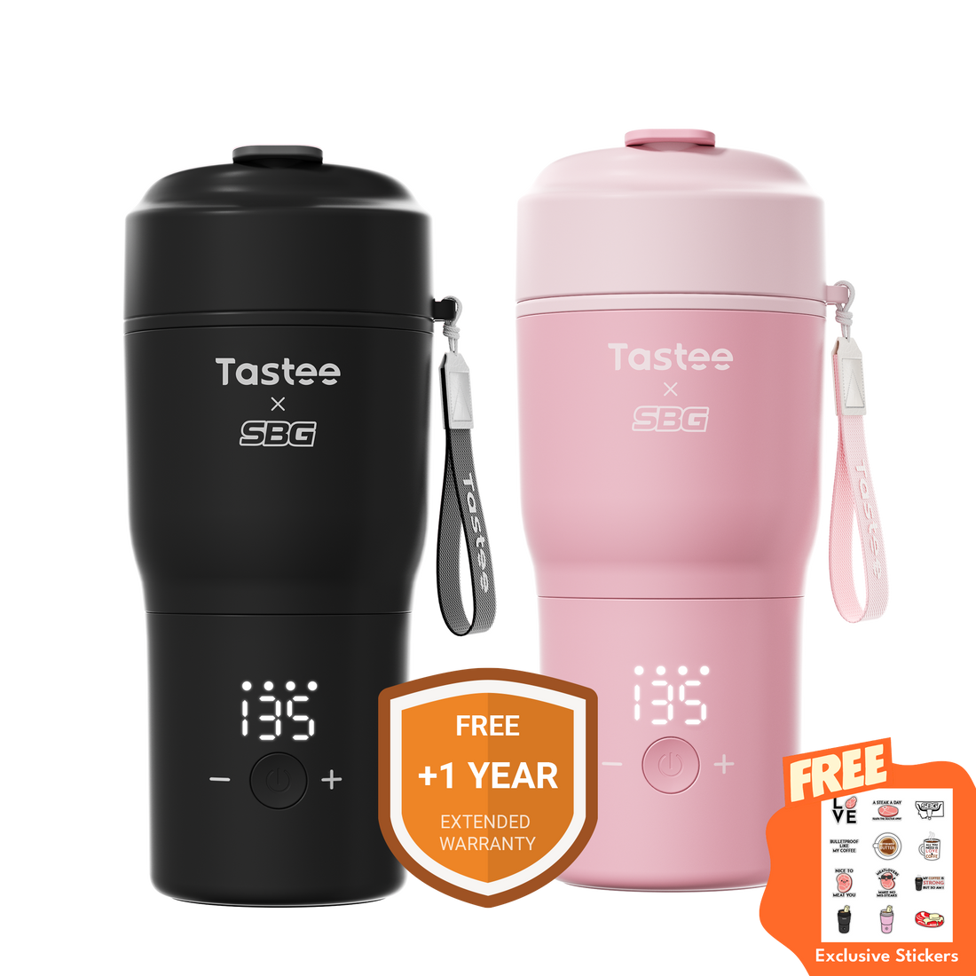 Tastee Travel Coffee Mugs Combo (SBG Edition)