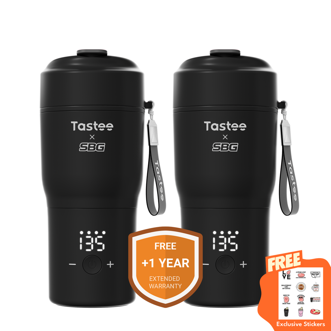Tastee Travel Coffee Mugs Combo (SBG Edition)