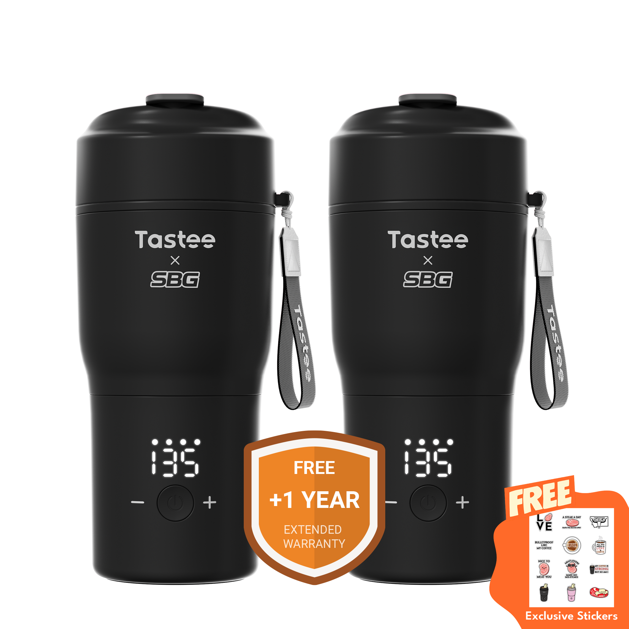 Tastee Travel Coffee Mugs Combo (SBG Edition)