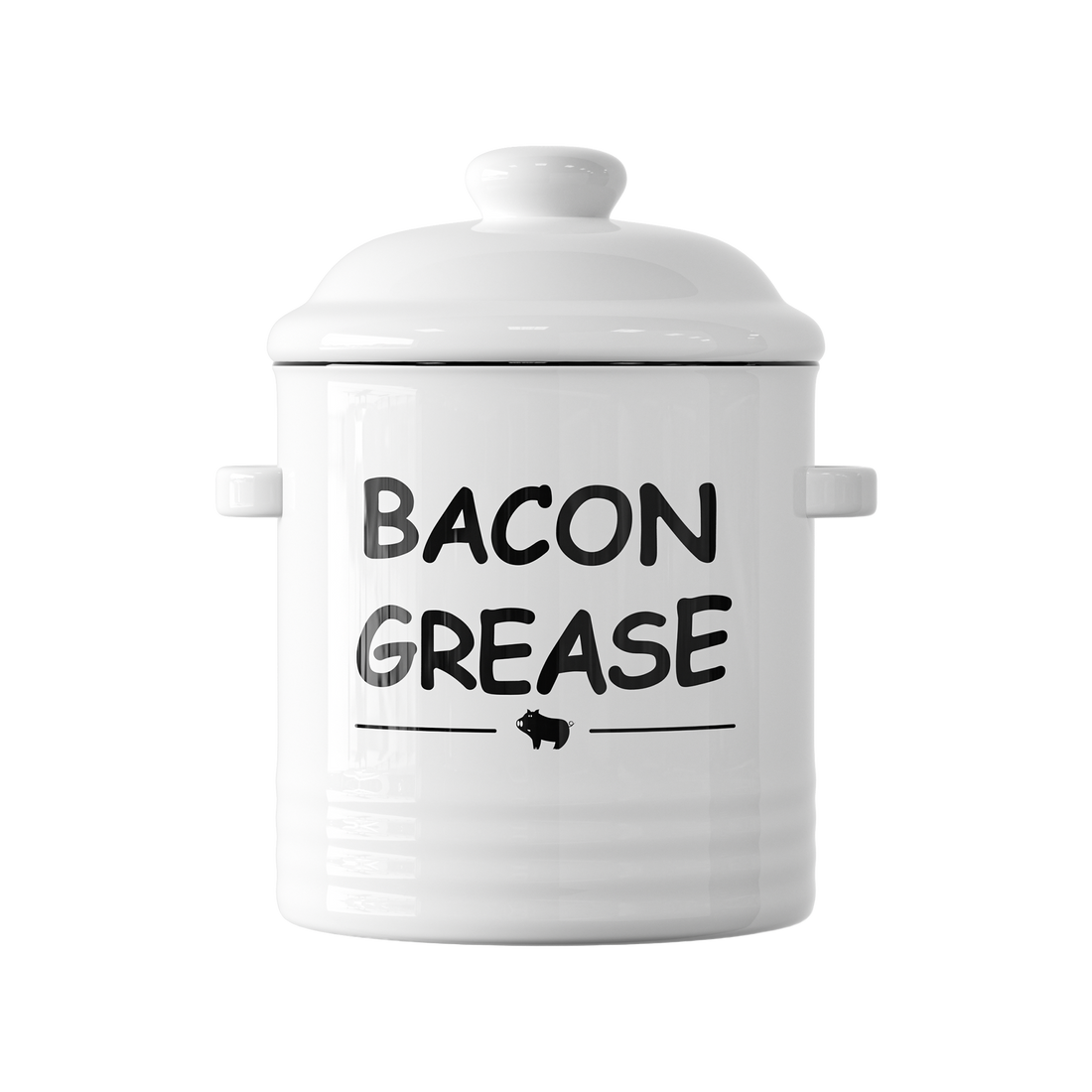 Tastee Ceramic Bacon Grease Container