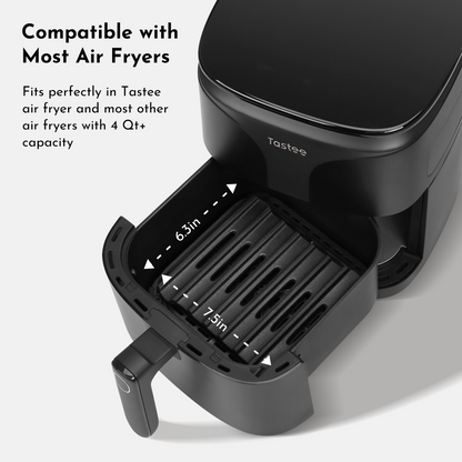 Tastee Cast Iron Grill Pan - for 4QT+ Square Air Fryers