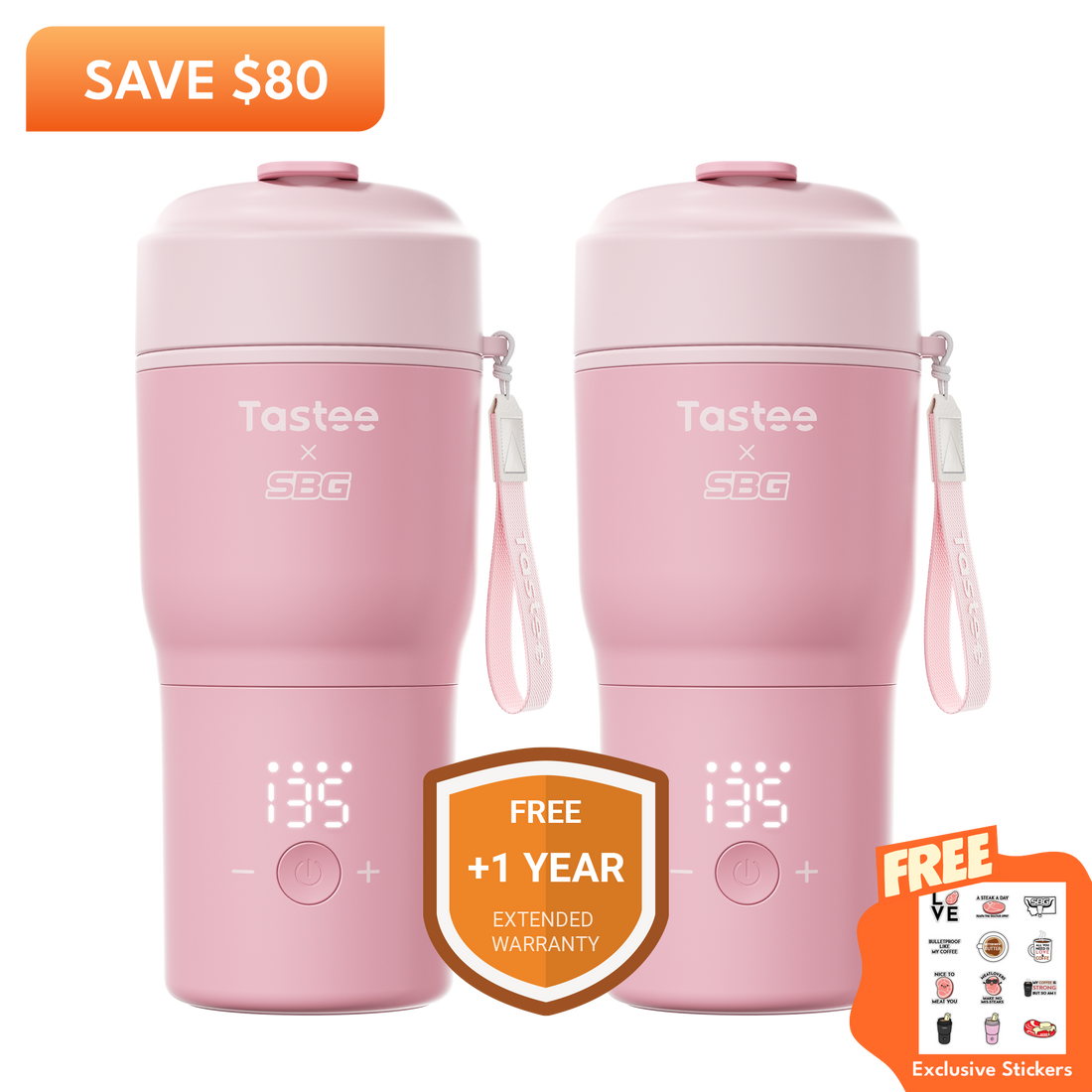 Tastee Travel Coffee Mugs Combo (SBG Edition)