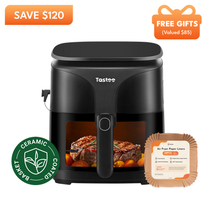 Tastee Sensor Magic Smart Air Fryer (Ceramic Coated)+Paper Liners