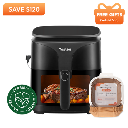 Tastee Sensor Magic Smart Air Fryer (Ceramic Coated)+Paper Liners