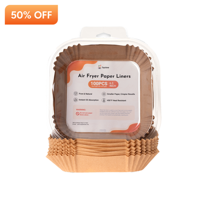 Tastee Air Fryer Paper Liners (6.3-Inch)