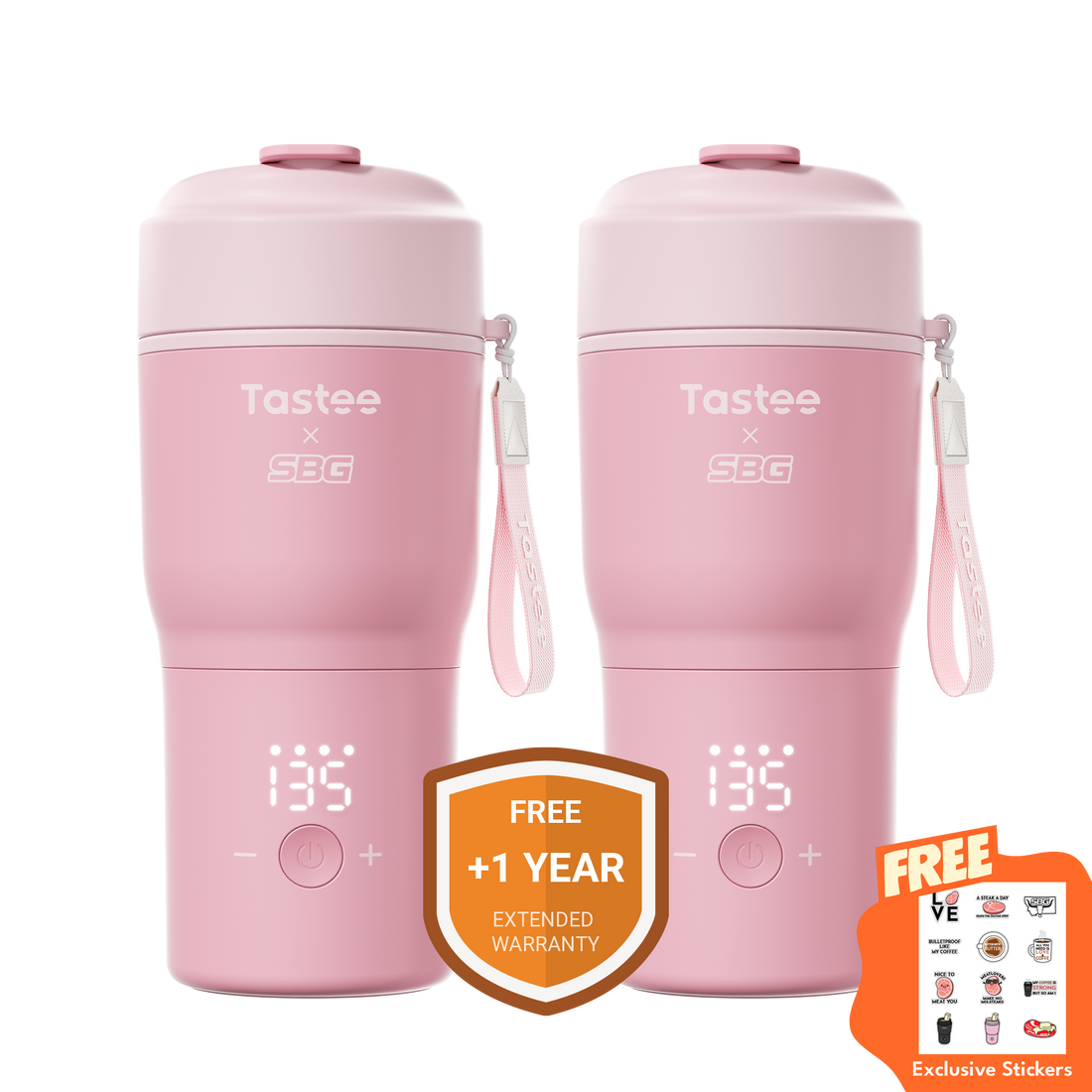 Tastee Travel Coffee Mugs Combo (SBG Edition)