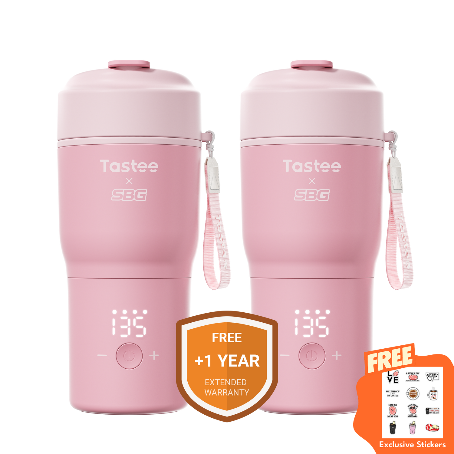 Tastee Travel Coffee Mugs Combo (SBG Edition)