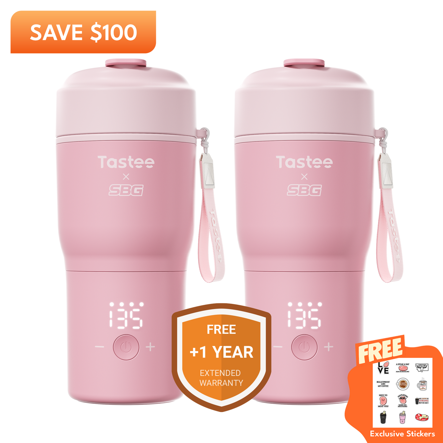 Tastee Travel Coffee Mugs Combo (Tastee x SBG)