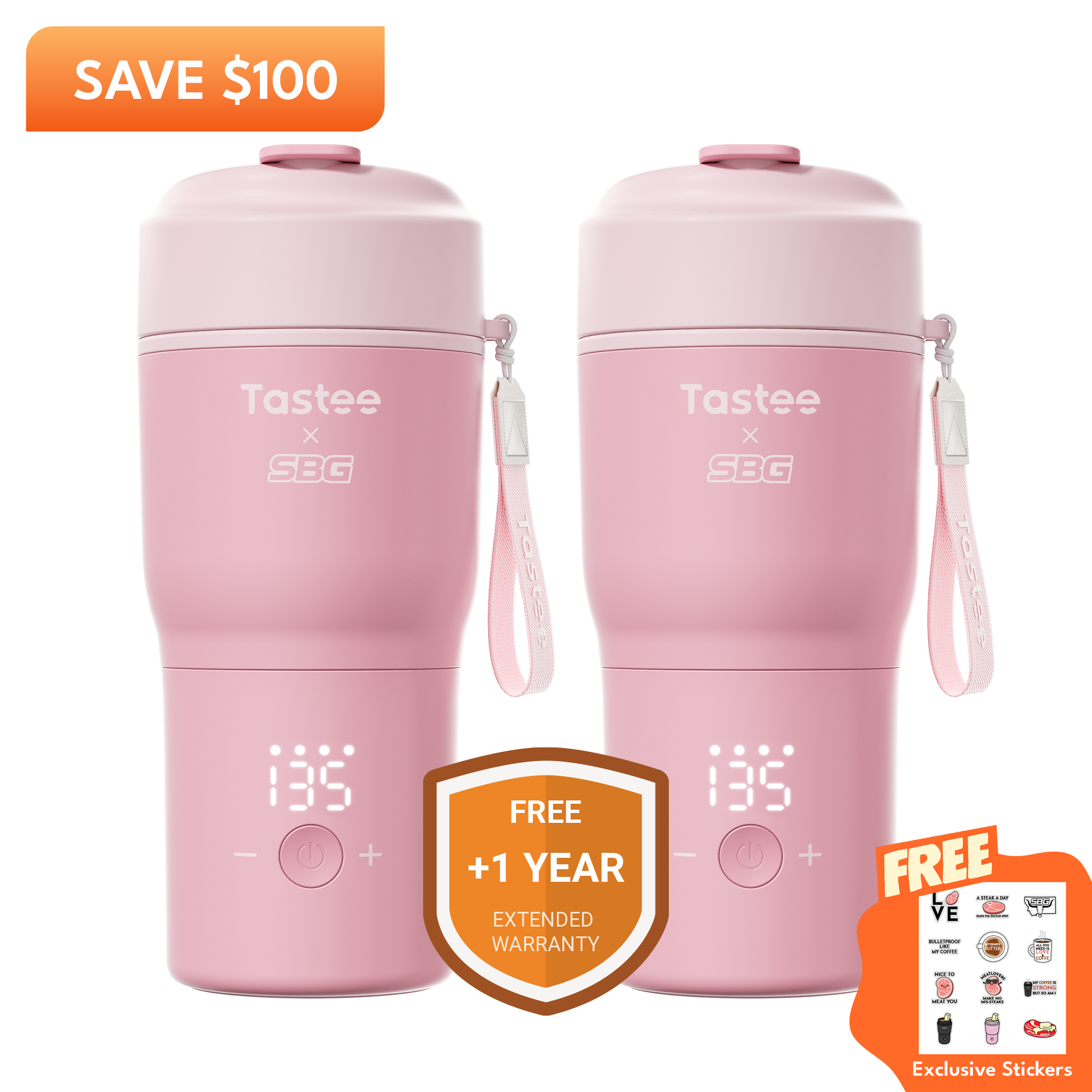 Tastee Travel Coffee Mugs Combo (Tastee x SBG)